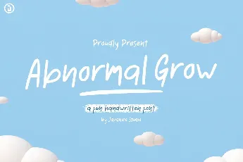 Abnormal Grow font