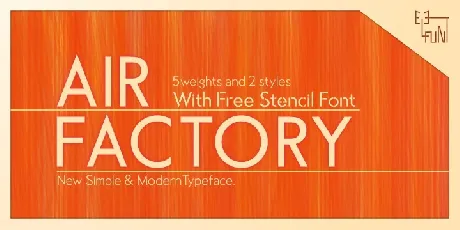 Air Factory font