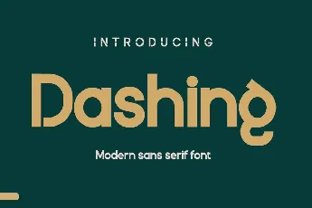 Dashing font