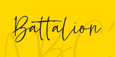 Battalion font