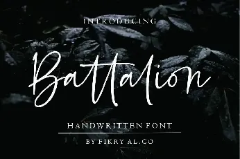 Battalion font