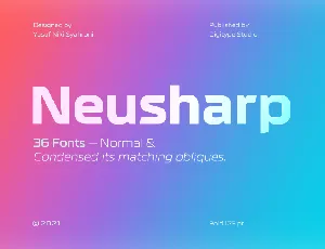 Neusharp font