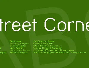 Street Corner font