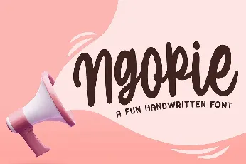 Ngopie font