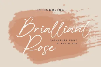 Brilliant Rose font