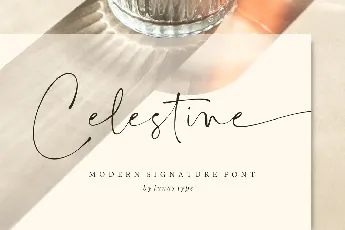 Celestine font