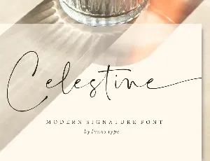 Celestine font