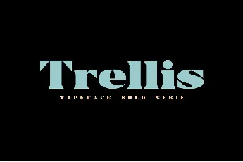 Trellis font