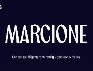 Marcione font