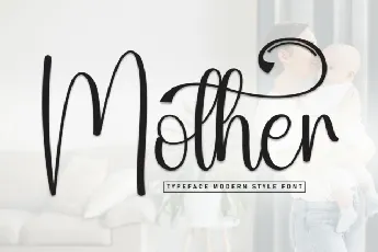 Mother Script font