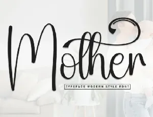 Mother Script font