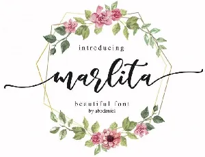 Marlita Script font