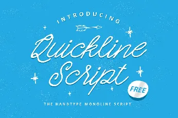 Quickline Free font