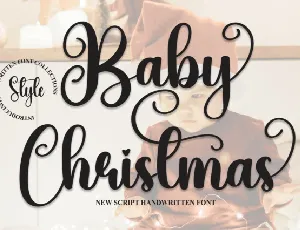 Baby Christmas Script font