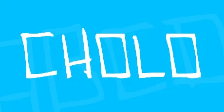 Cholo font