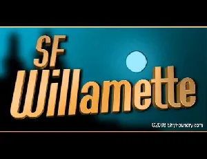 SF Willamette font