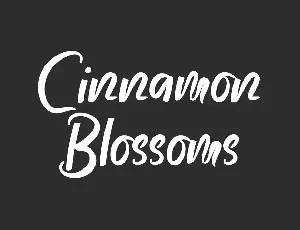 CinnamonBlossomsDemo font