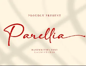 Parelia font