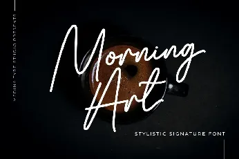 Morning Art font