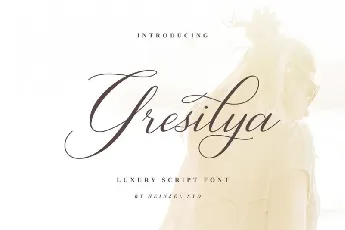 Gresilya font