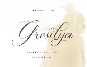 Gresilya font