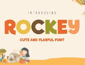 ROCKEY Display font