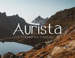 Aurista Handwritten Sans font