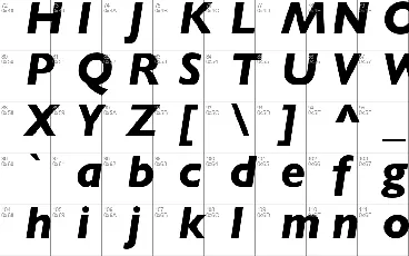 Gill Sans font