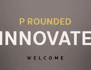 Innovate P Rounded font