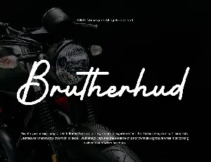 Brutherhud font