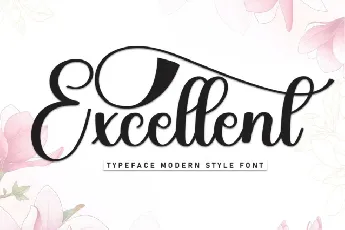 Excellent Calligraphy font