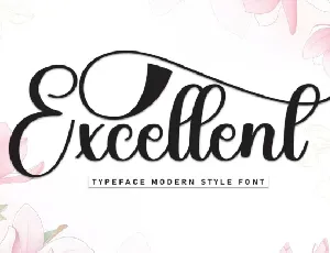 Excellent Calligraphy font