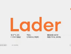 Lader font