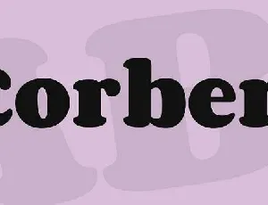 Corben Family font