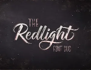 The Redlight Free font