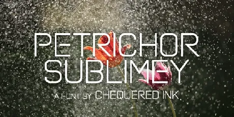 Petrichor Sublimey font