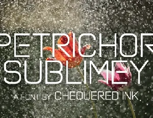 Petrichor Sublimey font