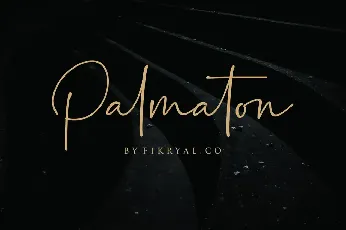 Palmaton font