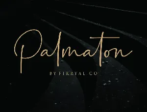 Palmaton font