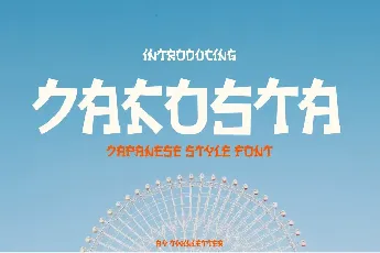 Jakosta font