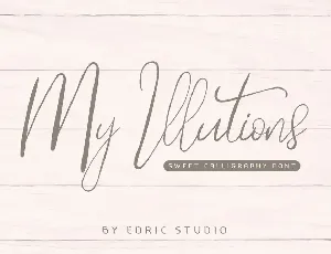 My Illutions Demo font