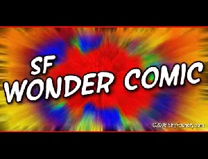 SF Wonder Comic font