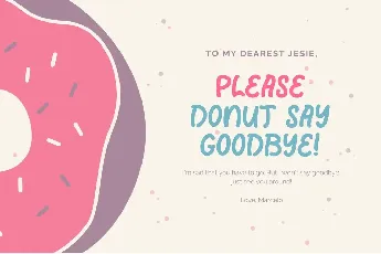 Christmas Donuts Demo font