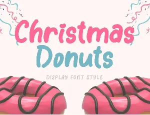 Christmas Donuts Demo font