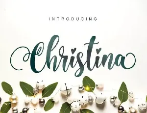 Christina Calligraphy font