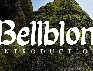 Bellblon Script font