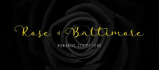 Rose Of Baltimore font