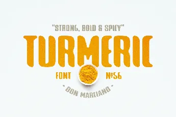Turmeric font