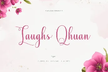 Laughs Qhuan Calligraphy Script font