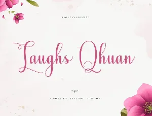 Laughs Qhuan Calligraphy Script font